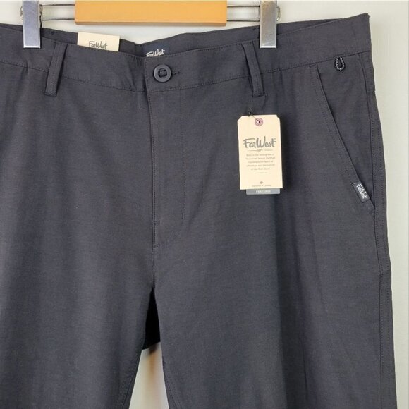 𝅺farwest Shorts Black 40 NWT - Picture 2 of 10